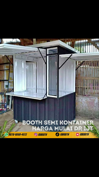gerobak jualan minimalis mulai dari 1jt Gerobak kontainer | WA 0878 9000 4572 | JUAL GEROBAK #shorts