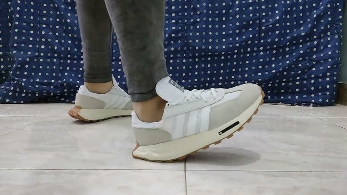 Adidas retropy E5 in white on feet - YouTube