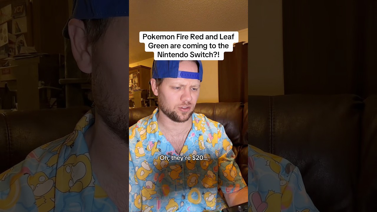Pokemon Fire Red and Leaf Green are coming to the Nintendo Switch?! 
