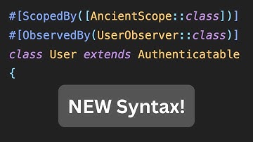NEW in Laravel 10.44: PHP Attributes for Scopes and Observers