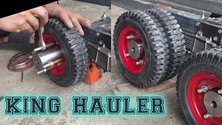 king hauler scale 1/6, part3 install wheels