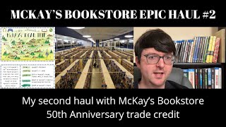 McKay’s Bookstore 50th anniversary Epic Haul No 2