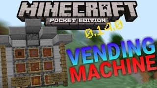 MCPE 0.14.0 - Redstone Vending Machine - Redstone Creation!