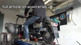 SLUK | Lambretta dyno test Gori GP50 on TS1 230