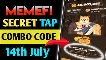 Memefi Daily Secret Combo levels 1-10 || 14 July memefi Combo Code