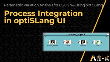 Process Integration in optiSLang UI – Lesson 4