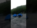 Joven logra tocar un oso en el teleferico de monterrey