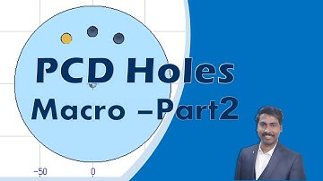 PCD Holes Macro Part2 | CNC-Learning | Rajeev Sreedharan