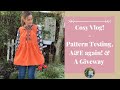 Cosy Winter Vlog #5 - Pattern Testing, A&E Again & Giveaway!