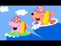 Peppa und Familie gehen surfen! | Cartoons für Kinder