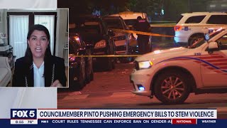 DC councilmember Brooke Pinto talks about her emergency legislation to try and reign in crime in the