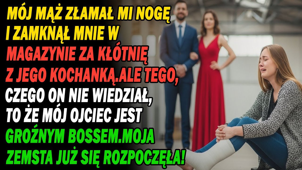 Mój Mąż Złamał Mi Nogę, Bo Pokłóciłam Się Z Jego Kochanką😡💔, Ale Nie Wie, Kim Jest Mój Ojciec...😏
