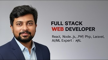 Full Stack Web Developer | React, Node.js, PHP, Laravel, AI/ML Expert