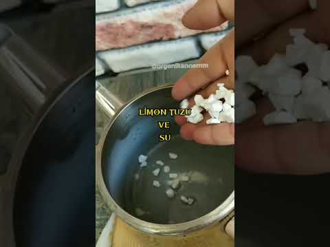 Video: Ütü evde sitrik asitle nasıl temizlenir?