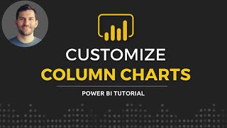 ways to customize a column chart in power bi