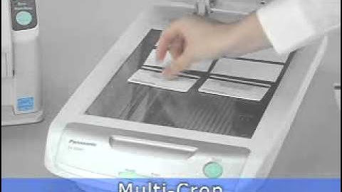 Panasonic KV-S1025C & KV-SS080 scanner Video