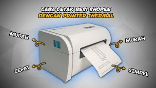 CARA CETAK RESI SHOPEE MENGGUNAKAN PRINTER CODESHOP CB-160 BT