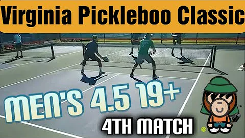 VA Pickleboo Classic- Men's 4.5 19+ Smythe & Vinson v. McNally & McNally | Scorebox & Analysis