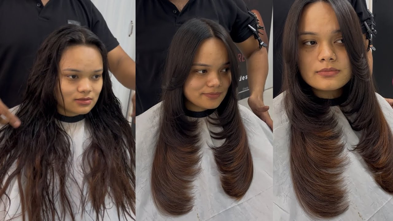 How To: Lazer Haircut || Multiple Layers ￼￼Haircut || Face Framing Haircut || Feather haircut ￼Laser