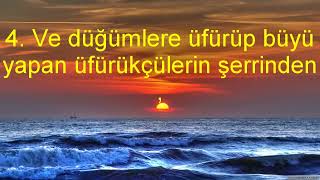 113 Felak Suresi̇ Ve Meali̇ Kabe İmami Mahi̇r Hoca
