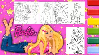 Barbie Coloring Pages | Speed Coloring | Barbie Dreamhouse Coloring Page