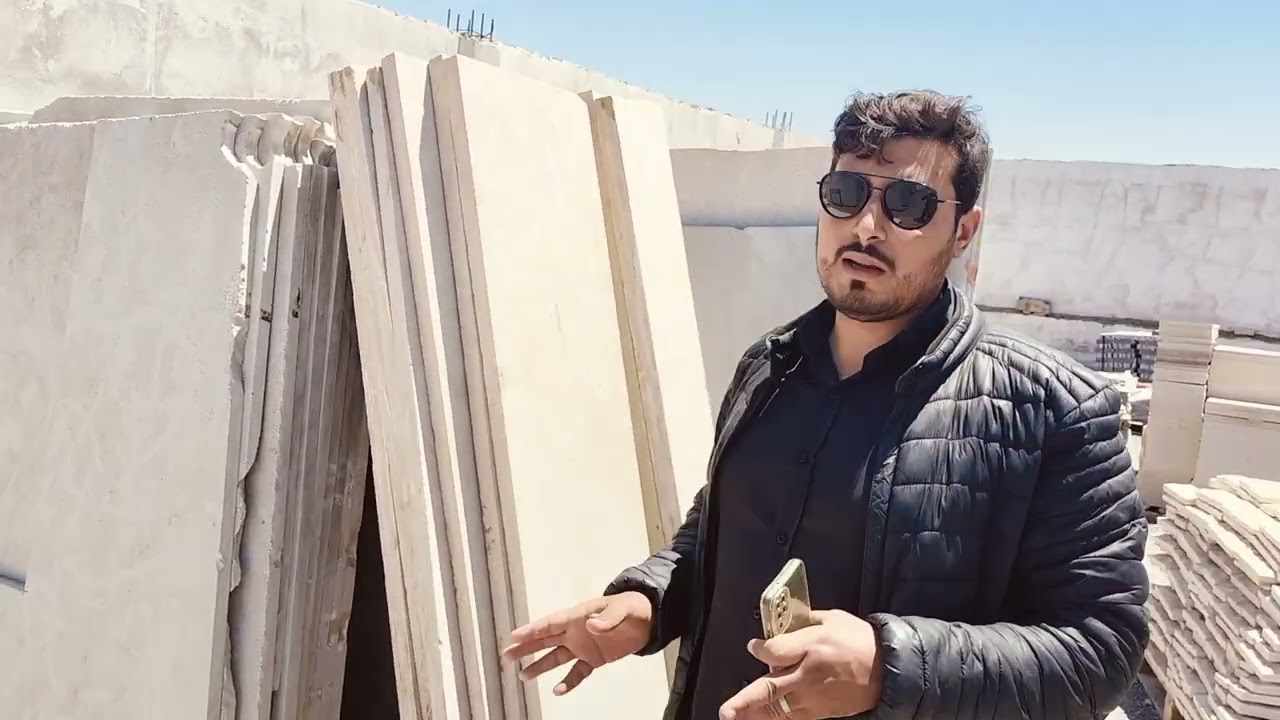 شري رخام اوحجر تازة من كاريان و خدمو في الدروج و لابيسين وزيد بالنسبة النمرة ديال سيد كاينة في فيدو