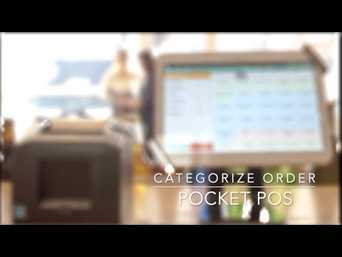 Pocket Pos Training video #9 How to Categorise Menu