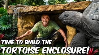 Building a Giant Tortoise Enclosure! (Pt.1) African Spurred Tortoise Enclosure
