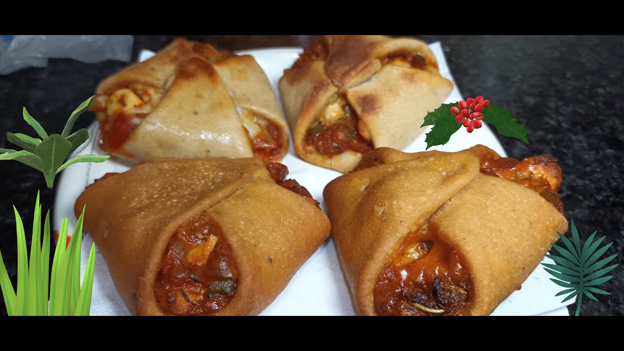 Triangular Wrapped Healthy भी टेस्टी भी - Simple Triangle wrap #recipe taste like #Paneer ...