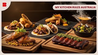 Roben Liam Cook Six Dishes in Ultimate Challenge | My Kitchen Rules Australia