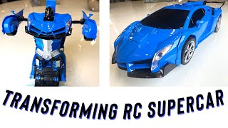 Dolanus Supercar Turns In A Transformer! Comes with Remote and 2 batteries!Link Below