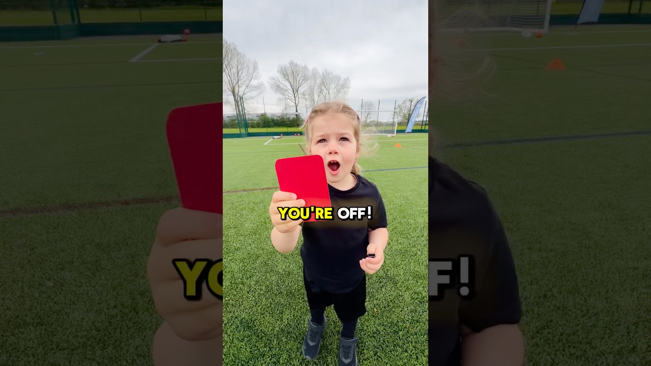 Sofia Wants to Be a Referee… Again! 🟥⚽😂