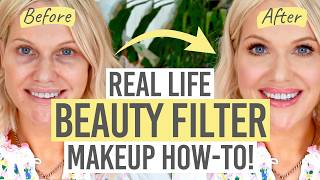 FACE FILTER EFFECT MAKEUP | DISCOVER THE PRODUCTS THAT WORK! 📸💄 screenshot 2