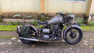 Kreatif !!! Replika BSA dari mesin mobil