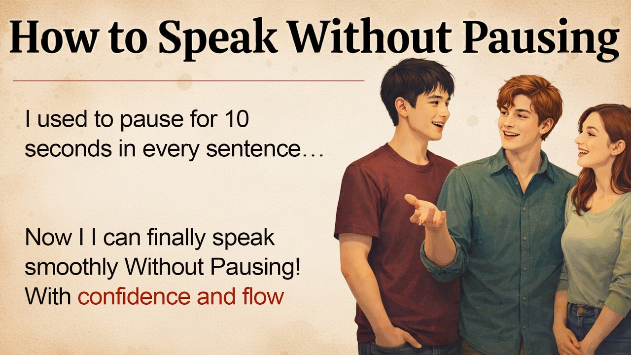 I Trained My Mouth to Speak English Without Pausing | From Silence to Fluency | Improve Your English