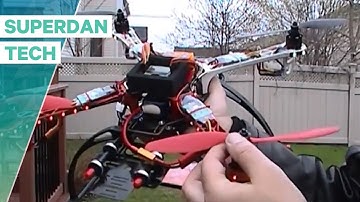 F450 drone 1500 kv flight test | 8 inch prop configuration