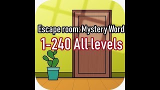 Escape Room: Mystery Word 1-240 All Level Answers screenshot 1