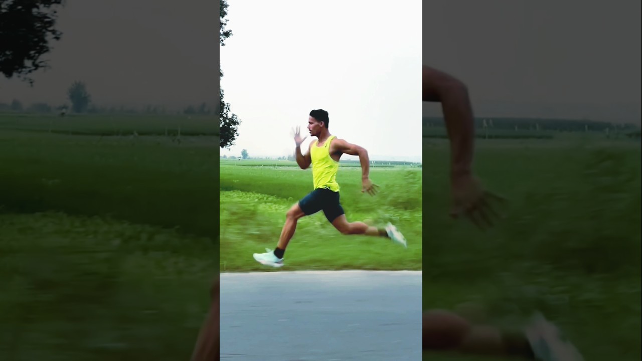 Speed running hard work 💪😇