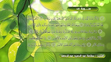 سورة ص سلامة عبدالحميد عبدالرحمن
