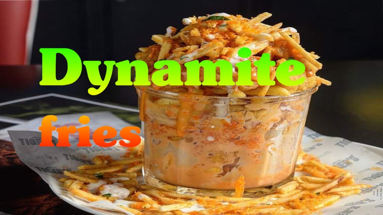 Dynamite fries street food amazing chips recipe YouTube