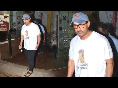 MR PERFECTIONIST Aamir Khan Spotted At Spa In Bandra