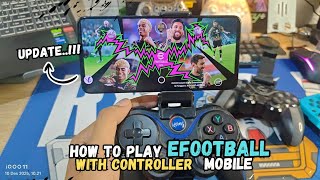 Update!! eFootball Mobile Pakai Gamepad X3 | eFootball Mobile with Controller Gameplay Tutorial screenshot 4