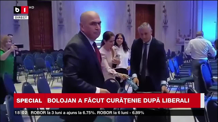 Ilie Bolojan a strâns gunoaiele lăsate în urmă de colegii săi, la congresul PNL. Știri B1TV_12 iulie