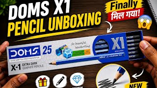 DOMS X1 Pencil Unboxing 🔥 First Look!