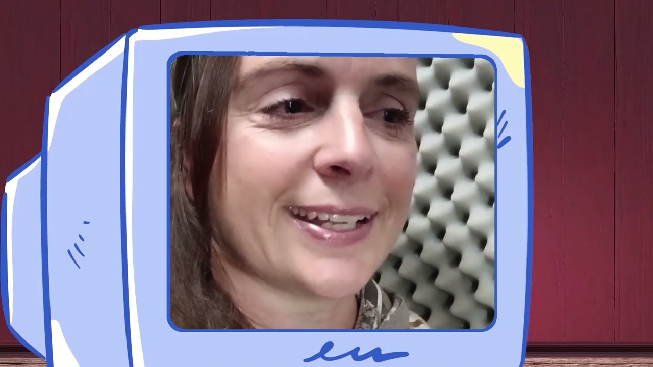 Eva, die Rosenpark- Geschichten Reporterin zu Besuch bei der Illustratorin Anja Klukas