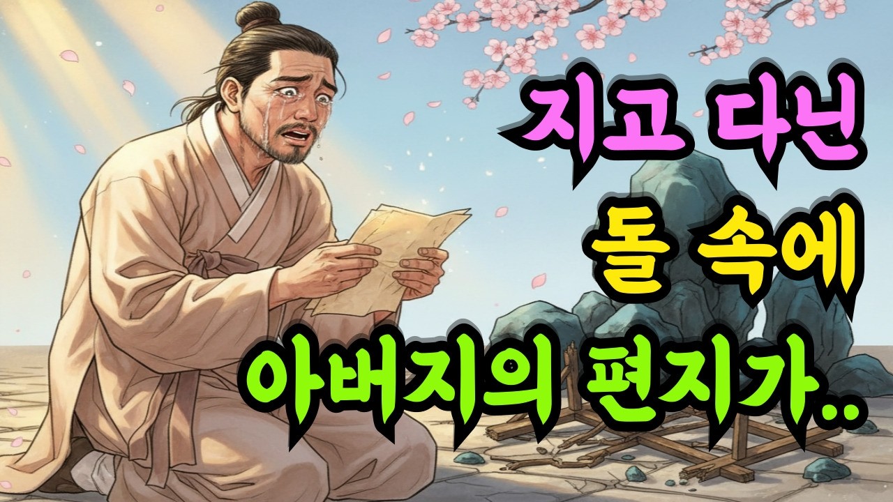 등에 진 돌 속에 아버지가 있었다ㅣ20년을 모른 채 지고 다닌 아버지의 마지막 편지ㅣ한 남자의 피맺힌 20년ㅣ삼경야담