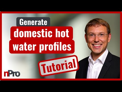 Domestic hot water load profile generation [Tutorial]