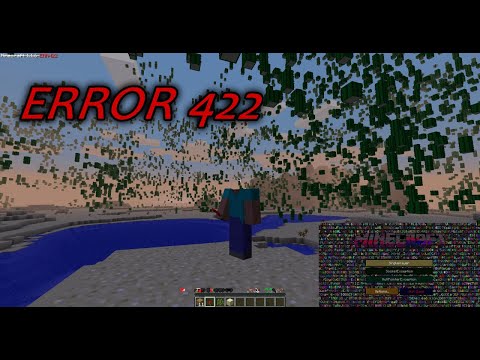 Minecraft error 422, проклятая версия которую лучше не скачивать...