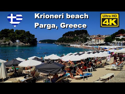 Krioneri beach, Parga, Greece  - 4K Ultra / HD