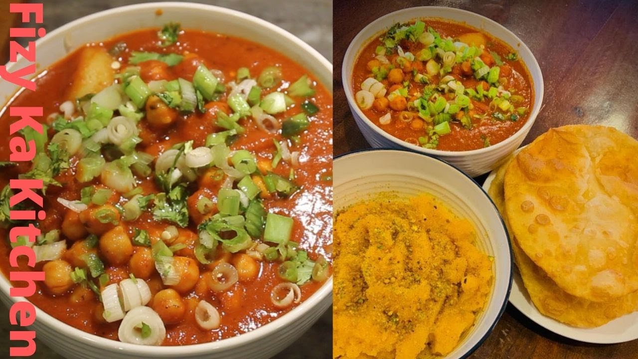 Alo Chole Recipe for Halwa Puri YouTube
